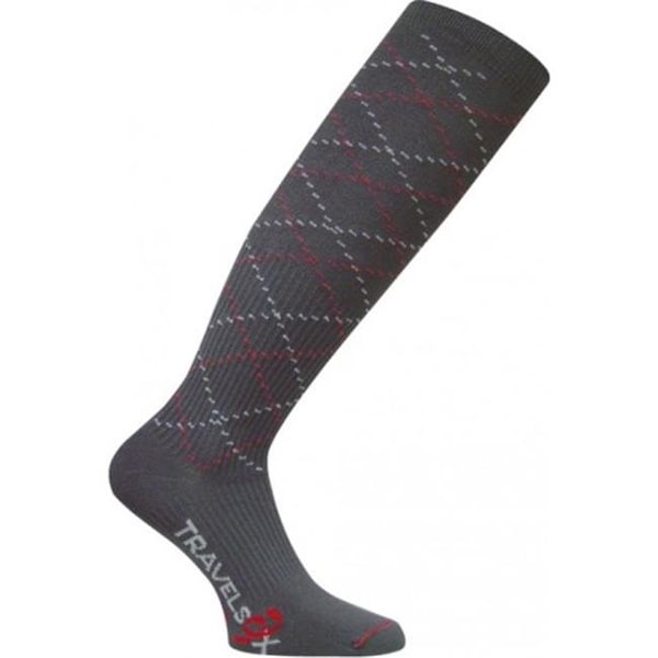 Travelsox Travelsox TS 5000 Patented Graduated Compression OTC Socks 10-18 Mmhg; Grey - Large - TS5000_GR_LG