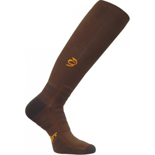Striker TWS 1000 Patented Graduated Compression Extra Cushion OTC Socks, Brown - Large - ST125253
