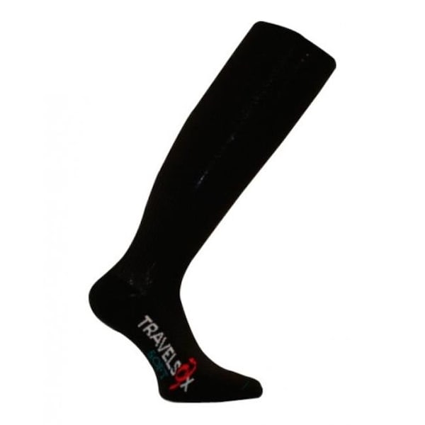 Travelsox Travelsox TSS 6000 Travelsox Soft Padding OTC Socks; Black - Large - TSS6000_BK_LG