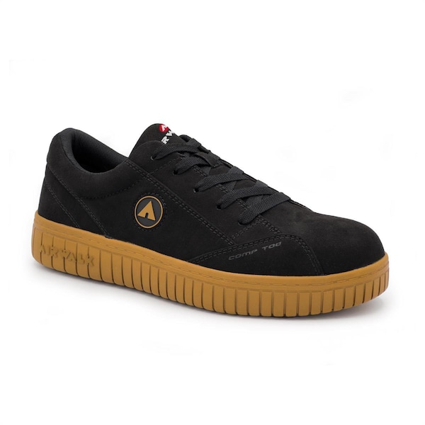 Airwalk Camino Series - Women'S Low Top Shoe - Ct, Eh, Sr - Black/Gum - Size: 10M - AW6111-10M