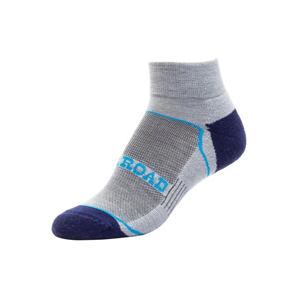 Railroad Sock Outdoor Quarter Socks, Size 5-10 W/4-7.5 M, Grey/Blue, 2PK - OD291QUBL