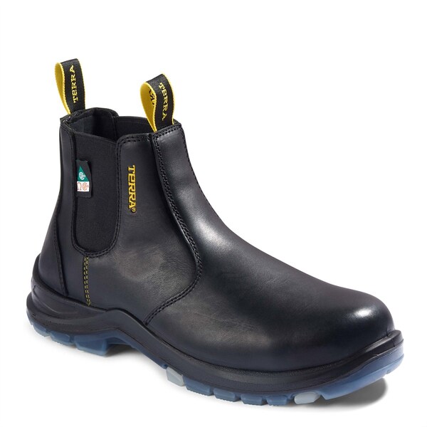 Workwear Outfitters Terra Murphy Chelsea Soft Toe EH Black Boot Size 8M - R4NSBK-8M
