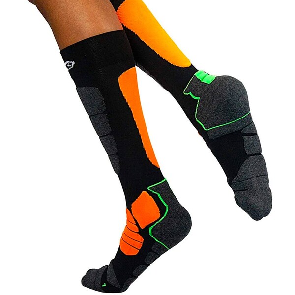 Zayaan Health Sports Pro Compression Socks, Black, PR - BLZH-CSSP-V-1BK
