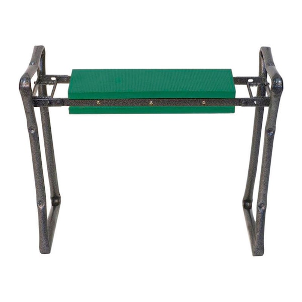 Rugg Rugg HeirLoom 24.5 in. W Black/Green Garden Kneeler/Seat - KM11A