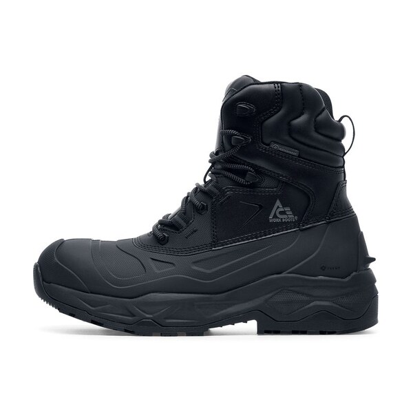 Shoes For Crews Fargo II, Men's 8 Medium, Leather, Black - 62116