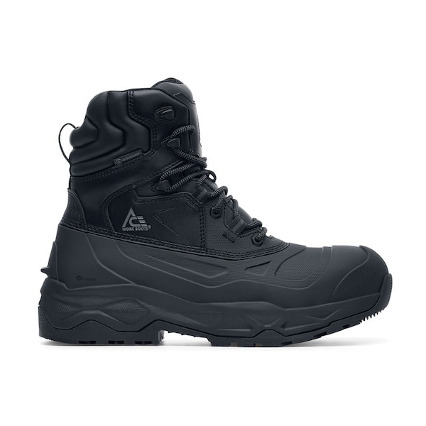 Shoes For Crews Fargo II, Men's 8 Medium, Leather, Black - 62116