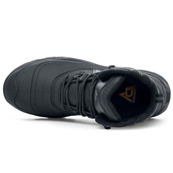 Shoes For Crews Fargo II, Men's 8 Medium, Leather, Black - 62116