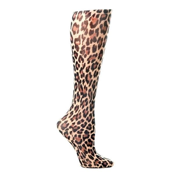 Celeste Stein Celeste Stein CMPS-593 8-15 mmHg Leopard Therapeutic Compression Sock - Women - CMPS-593