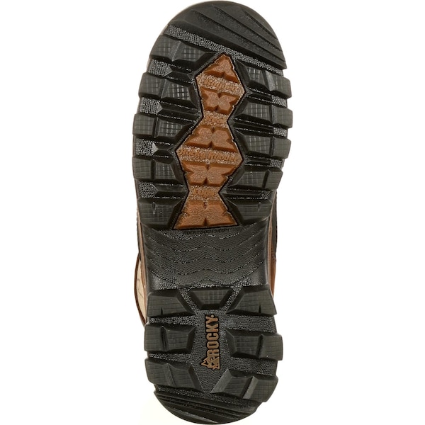 Rocky Core, Men's Waterproof Insulated Outdoor Boot, 11 W, Leather, Nylon, 8 in Height, Brown RealTree AP - FQ0004754