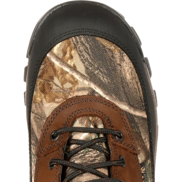 Rocky Core, Men's Waterproof Insulated Outdoor Boot, 11 W, Leather, Nylon, 8 in Height, Brown RealTree AP - FQ0004754