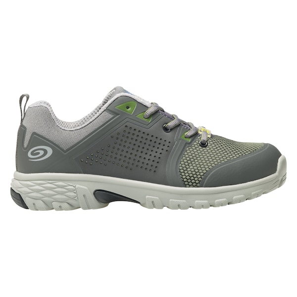 Nautilus Safety Footwear Men Aluminum Toe Size 13 ZEPHYER AT, MENS PR, Grey, Green, 13, Medium - N1311-13M