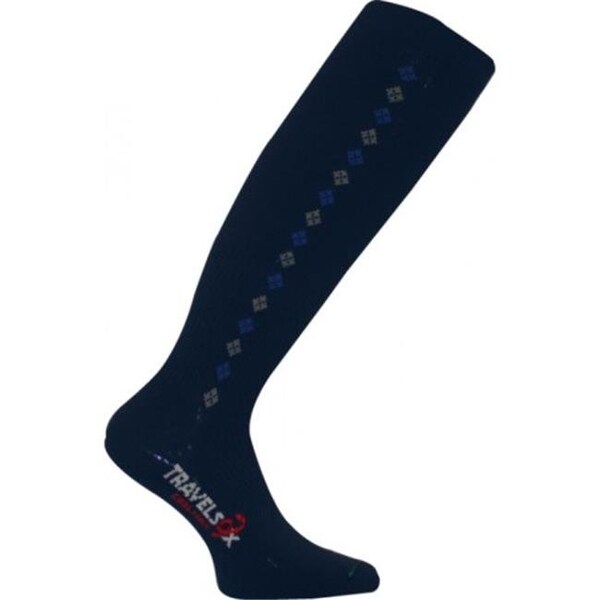 Travelsox Travelsox TS 2000 Patented Graduated Compression OTC Socks 10-18 Mmhg; Navy - Large - TS2000_NV_LG