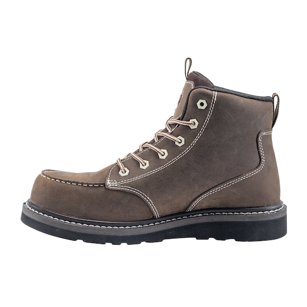 Avenger Safety Footwear Men's Carbon Nano-Fiber Toe Wedge Work Boot, Brown, 8, Wide, A7509 - A7509-8W