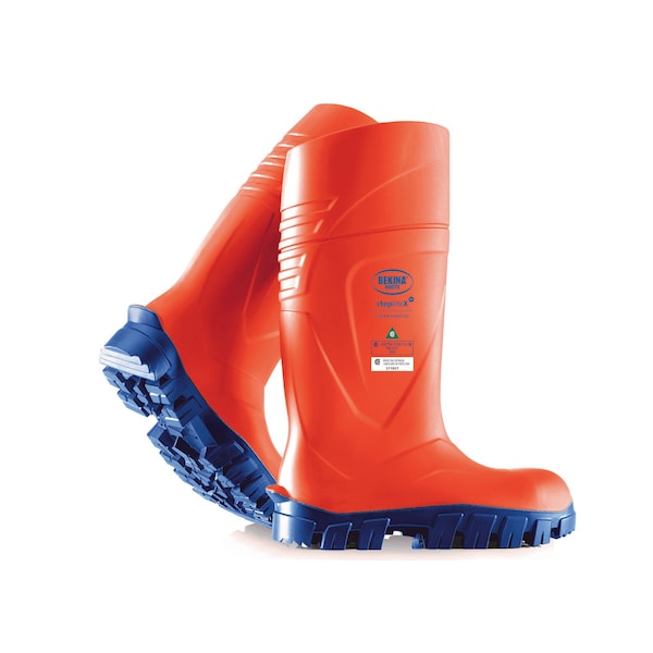 Bekina StepliteX ThermoProtec PU Boot, Composite Toe, Orange-Blue, 6 - XAC9P/6253AP534-06
