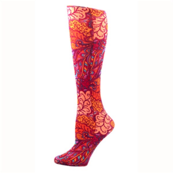 Celeste Stein CMPS Bright Vintage Floral Therapeutic Compression Sock - CELESTE-STEIN-CMPS-2038