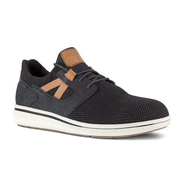 Florsheim Mens Black Steel Toe Casual Work Oxf, Black, 11.5D 12 - FS2472
