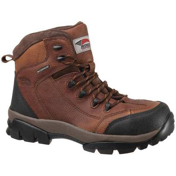 Avenger Safety Footwear A7244, Men's 6 in Composite Toe 6-Inch Work Boot, Brown, 7 1/2, Medium, A7244 - A7244 SZ: 7.5M