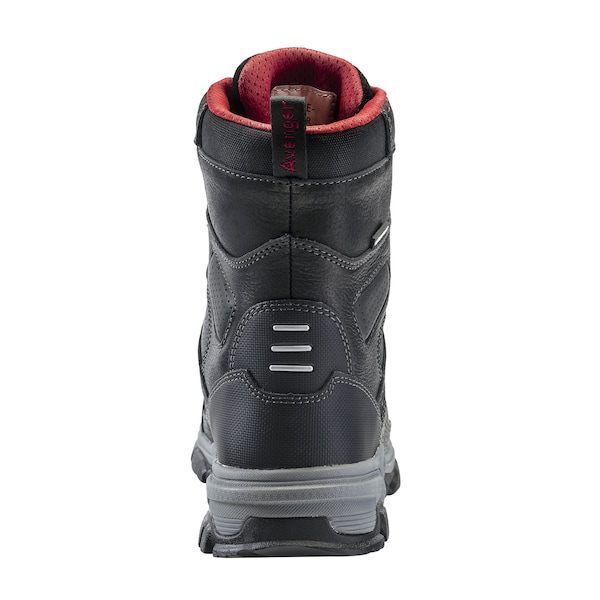 Avenger Safety Footwear Men's Aluminum Toe RIPSAW 8" AT, MENS PR, Black, 13, Wide, A7335 - A7335-13W