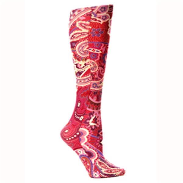 Celeste Stein CMPSQ 8-15 mm Hg Pink Diva Therapeutic Compression Sock - CELESTE-STEIN-CMPSQ-1867