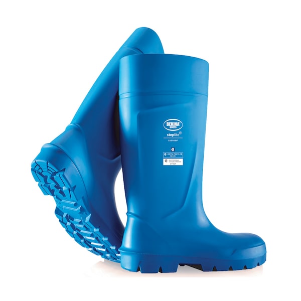 Bekina Steplite EasyGrip Polyurethane Boot, Steel Toecap, Blue, Size 5 - PAN3P/5353AZ531-05