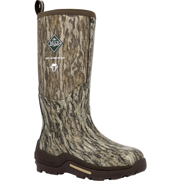 Muck Boot Co Men's Pull On Boot, Plain Toe Toe, 17 in Height, Mossy Oak Bottom Land, 14 - MWTPBTM2