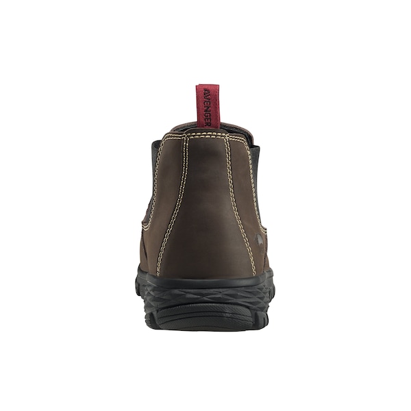 Avenger Safety Footwear Men Aluminum Toe FLIGHT ROMEO AT, MENS PR, Brown, 8, Wide - A7114-8W