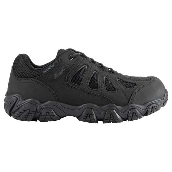 Thorogood Shoes Men's Hiker Shoe, Composite Toe, Leather, Mesh Upper, Polyurethane, Rubber Outsole, Black/Gray, 11 - 804-6493 M 11