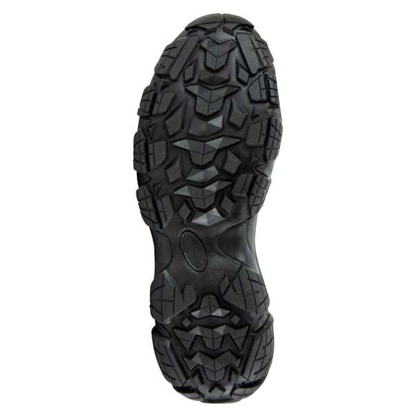Thorogood Shoes Men's Hiker Shoe, Composite Toe, Leather, Mesh Upper, Polyurethane, Rubber Outsole, Black/Gray, 11 - 804-6493 M 11