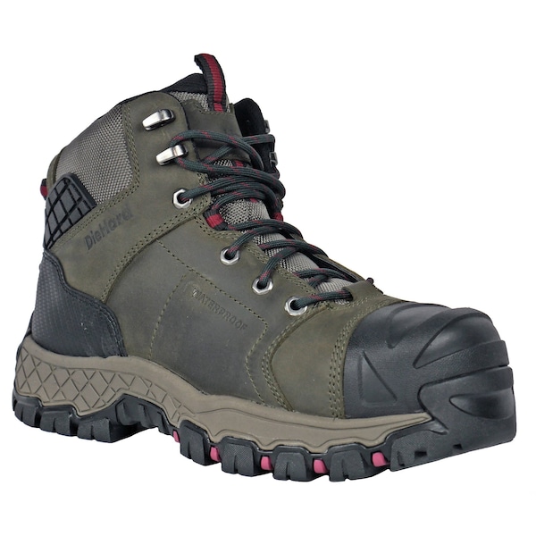 Hoss Boot Co DieHard Comet Work Hiker Boot, Olive, 10.5 W, W - DH60216