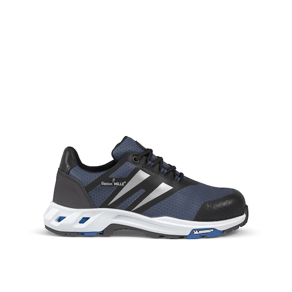 Gaston Mille Men's 3 in Fiberglass Toe Athletic Work Shoe, Blue, 9, W, SNBM3-9 - SNBM3-9
