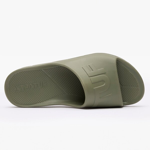 Xtratuf Men's Apres Fish Slide, OLIVE, Size 11 M - XAFH300