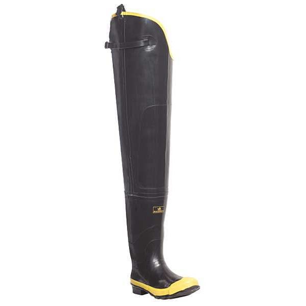 Lacrosse Men's Hip Wader, 10 Steel Toe, Black - 24009091