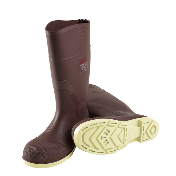 Profile Men's Premier G2 Tall Rubber Boot, Composite Toe, 15" Height, Brick Red, 9 - 93255