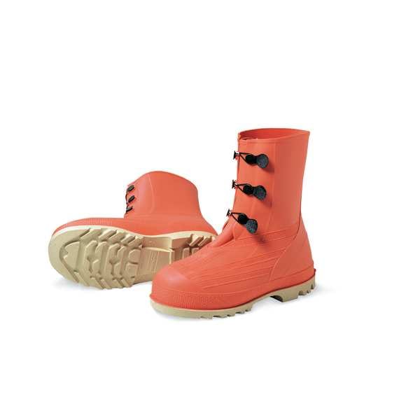 Tingley Men's Mid Rubber Boots, 12 Steel Toe, 11" H, Orange, 82330 - 82330