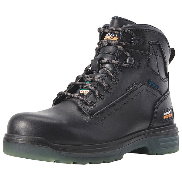 Ariat Men's 6 in Composite Toe 6 in Carbon Toe Work Boot, Black, 12, EE, 10029134 - 10029134