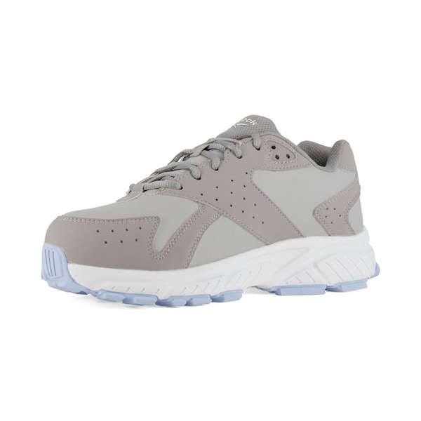 Reebok Women's Composite Toe Athletic Shoe, Blue/Gray, 9 1/2, W, RB364 - RB364-W-09.5
