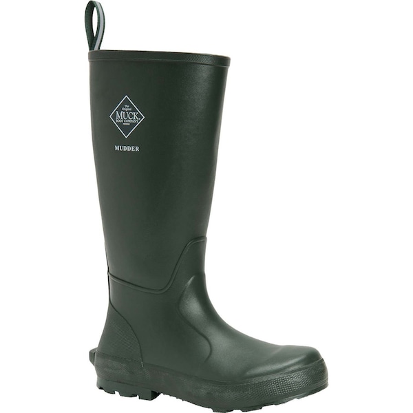 Muck Boot Co Men's Mudder Tall Rubber Boot, Plain Toe, 15" Height, Green, 11 - MUD333   M  110