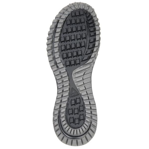 Reebok Men's Athletic Shoe, Steel Toe, Mesh, Fabric Upper, Rubber Outsole, Lace Up, Black, 11 1/2 M - RB4093