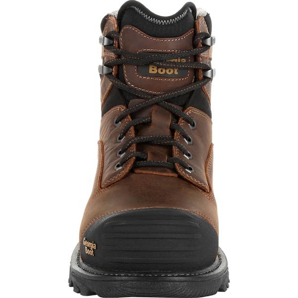 Georgia Boot Rumbler, Men's Composite Toe Work Boot, Black/Brown, 8, M, GB00284 - GB00284