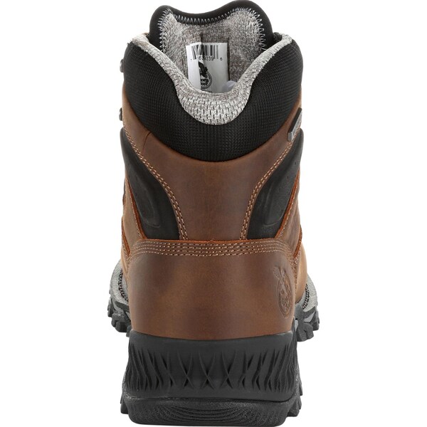 Georgia Boot Rumbler, Men's Composite Toe Work Boot, Black/Brown, 8, M, GB00284 - GB00284