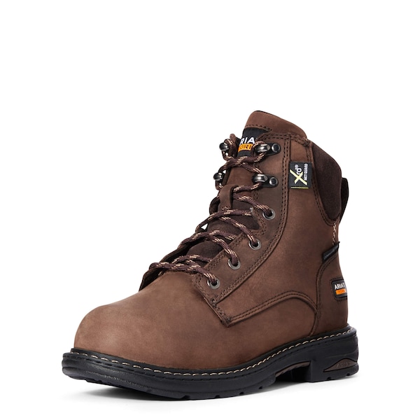 Ariat Women's 6 in Composite Toe 6-Inch Work Boot, Oily Distressed Brown, 8 1/2, W, 10033995 - 10033995