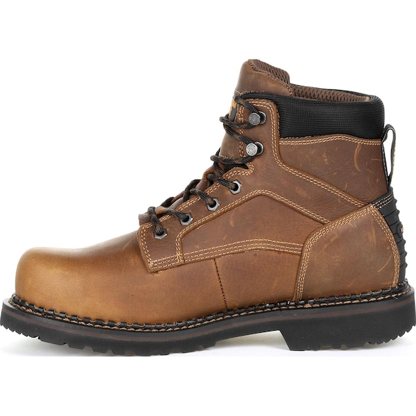 Georgia Boot Men's Met-Guard Waterproof Work Boot, 8.5 M, Steel Toe, Brown, GB00322 - GB00322