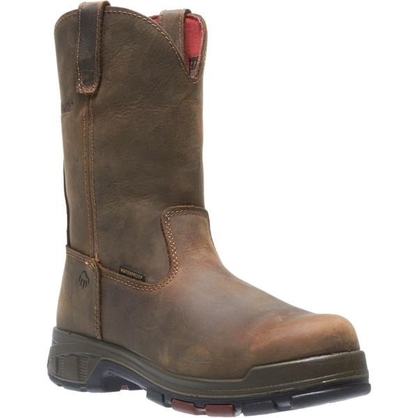 Wolverine Cabor EPX, Men's 10 in Composite Toe Wellington Boot, Dark Brown, 9, M, W10318 - W10318