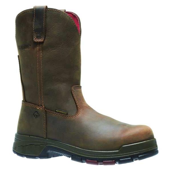 Wolverine Cabor EPX, Men's 10 in Composite Toe Wellington Boot, Dark Brown, 9, M, W10318 - W10318