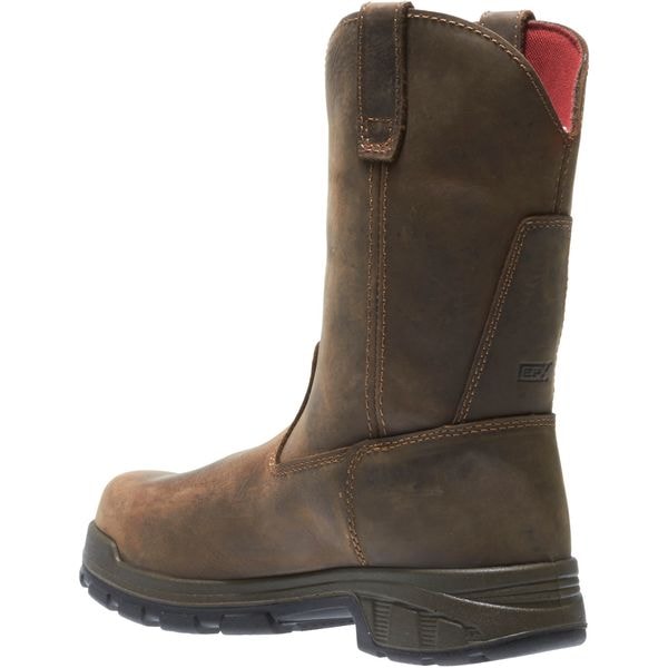 Wolverine Cabor EPX, Men's 10 in Composite Toe Wellington Boot, Dark Brown, 9, M, W10318 - W10318