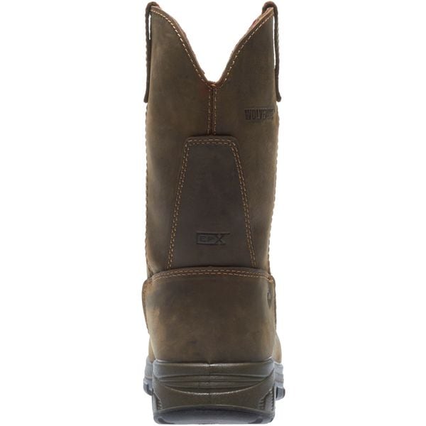 Wolverine Cabor EPX, Men's 10 in Composite Toe Wellington Boot, Dark Brown, 9, M, W10318 - W10318