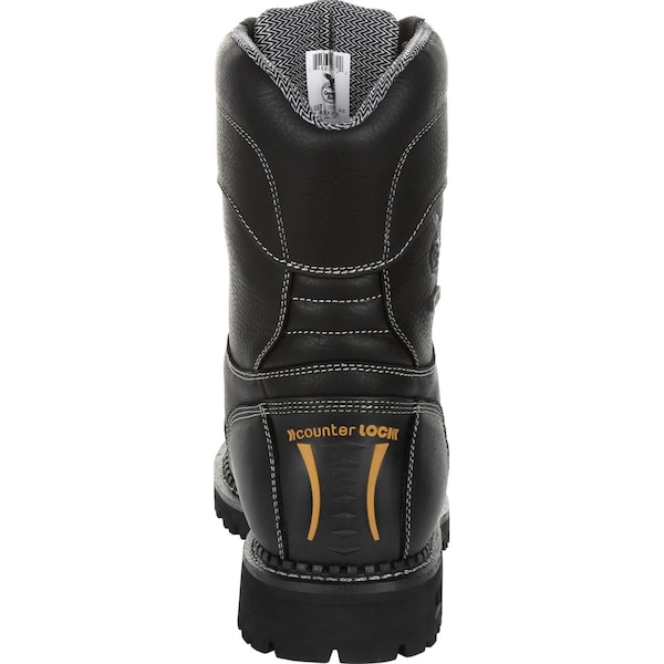 Georgia Boot AMP LT, Men's Composite Toe Logger Work Boot, Black, 14, M, GB00272 - GB00272