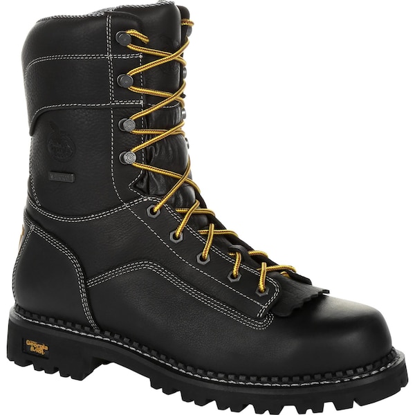 Georgia Boot AMP LT, Men's Composite Toe Logger Work Boot, Black, 14, M, GB00272 - GB00272