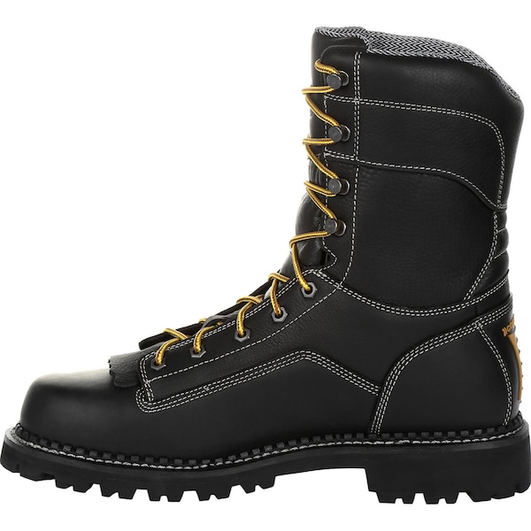 Georgia Boot AMP LT, Men's Composite Toe Logger Work Boot, Black, 14, M, GB00272 - GB00272