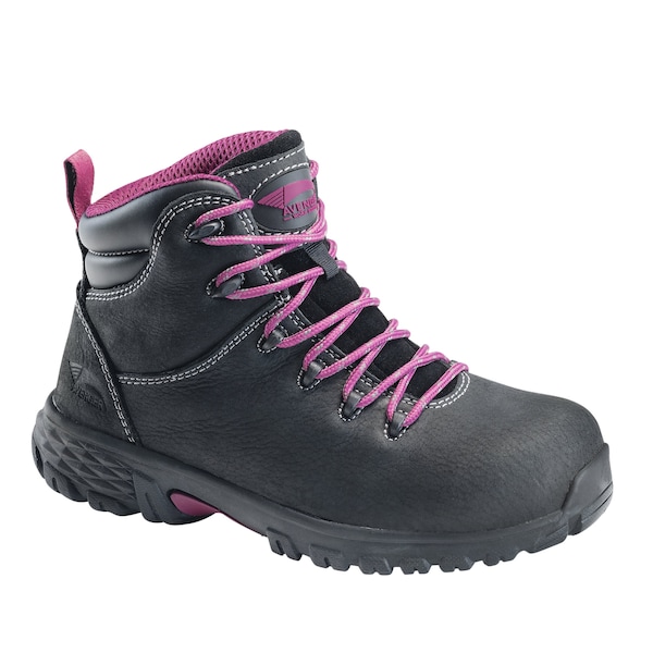 Avenger Safety Footwear Women Aluminum Toe FLIGHT AT, WOMENS PR, Black, 10, Medium - A7472-10M